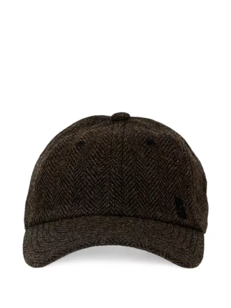 Șapcă Soeur cu model herringbone maro