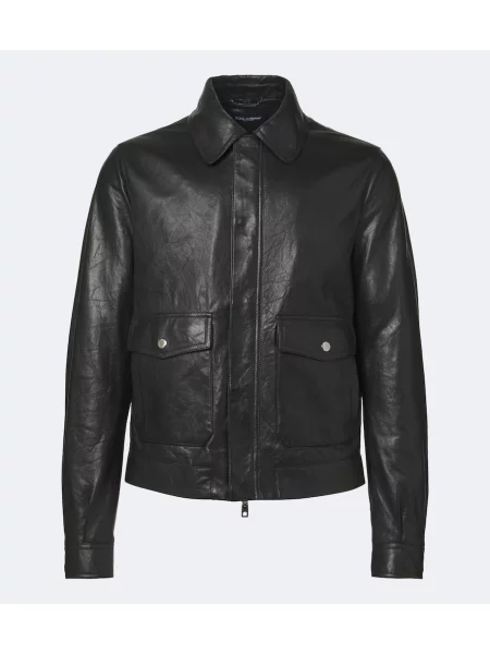 Geanta de piele Dolce&gabbana negru