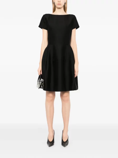 Rochie mini Jnby cu decolteu barcă negru