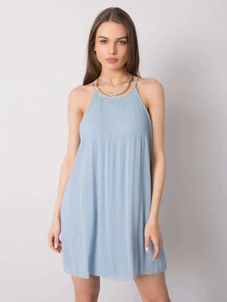 Rochie fără mâneci Fashionhunters de costum albastru