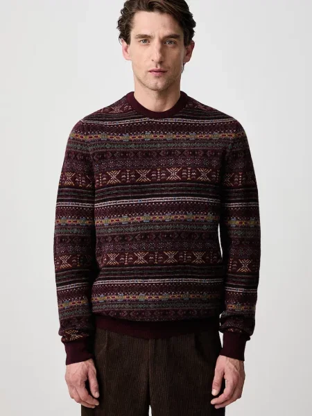 Barbour sweter wełniany Dalehead
