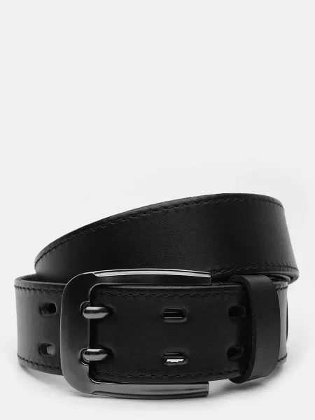 Кожаный ремень Borsa Leather черный