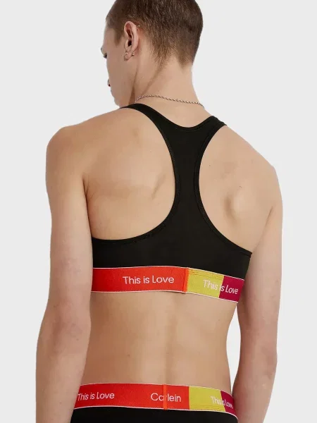 Без підкладки топ Calvin Klein чорний