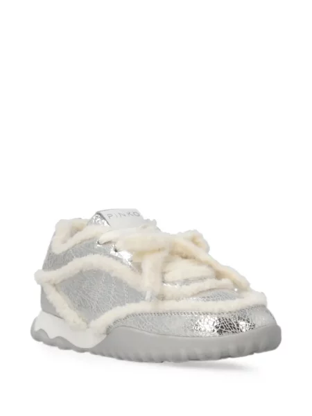 Sneakerși Pinko din piele de oaie