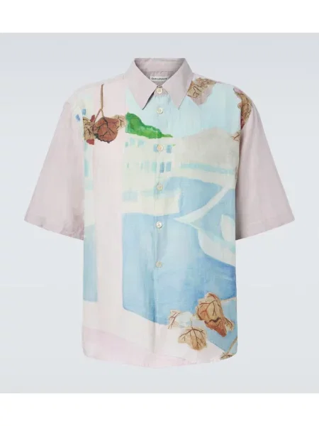 Cămașă Our Legacy de mătase roz