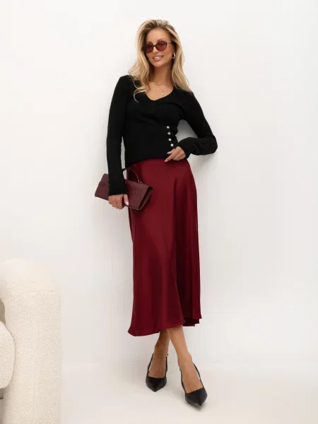 Midi-suknja Italy Moda bijela