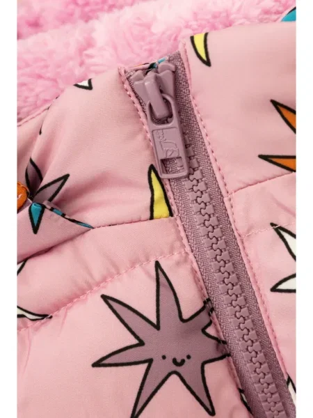 Kurtka dziecięca Stella Mccartney różowa