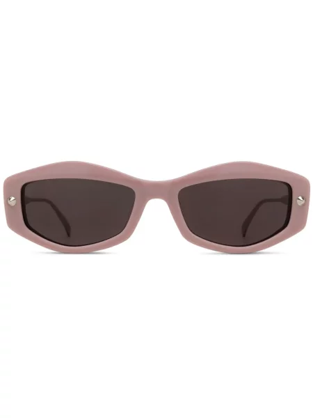 Ochelari de soare Alexander Mcqueen Eyewear cu imprimeu geometric roz