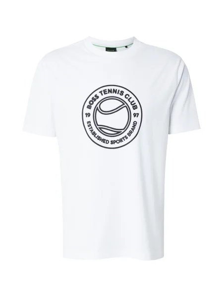 BOSS Tricou negru alb