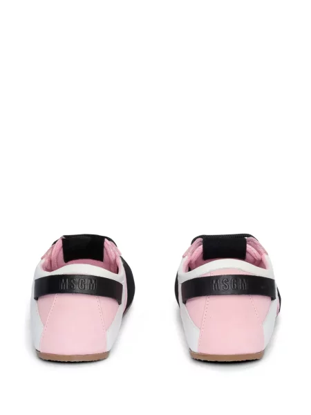 Sneakerși Msgm cu autograf roz