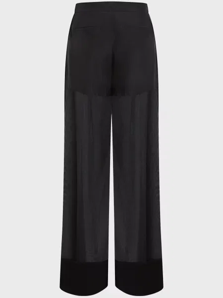 Брюки Karl Lagerfeld из органзы черные