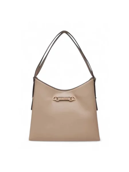 Torebka hobo Guess beżowa