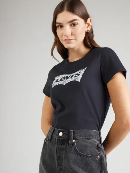 Levi's kratka majica THE PERFECT črna