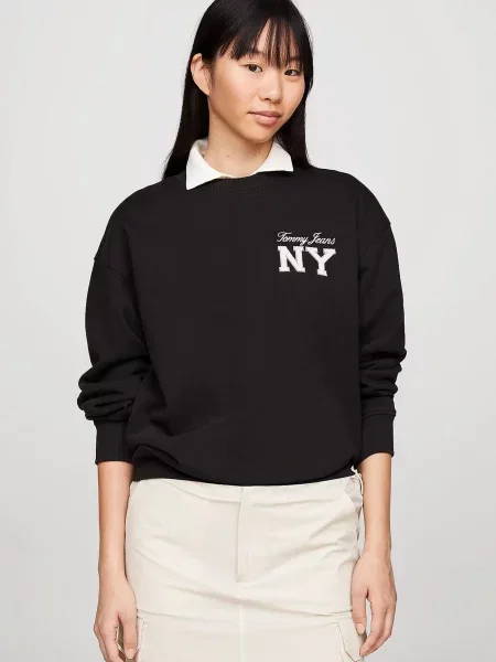 Світшот Tommy Jeans чорний