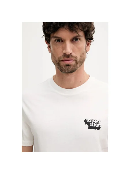 Tričko Tommy Jeans biela