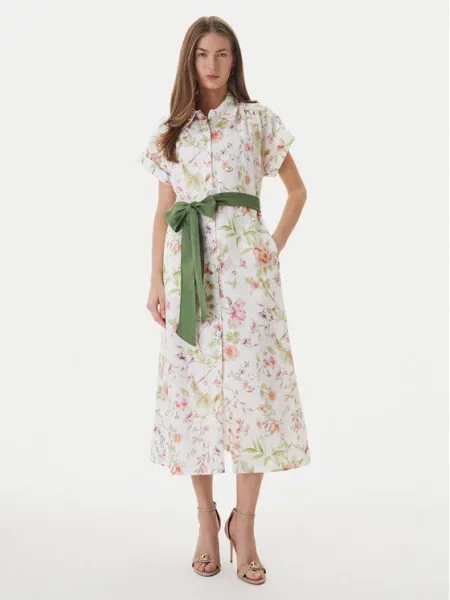 Luisa Spagnoli Сукня-сорочка Pilea Écru