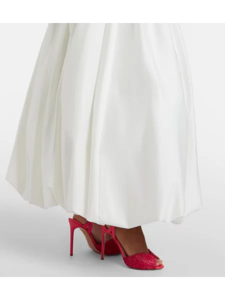 Rochie maxi Self-portrait alb