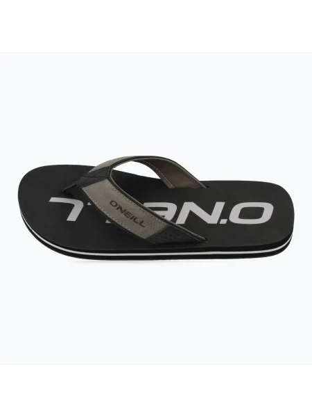 Мъжки джапанки O'Neill Mick Flipflop Low pewter черно