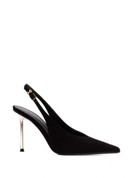 Pantofi cu toc Sergio Levantesi slingback negru