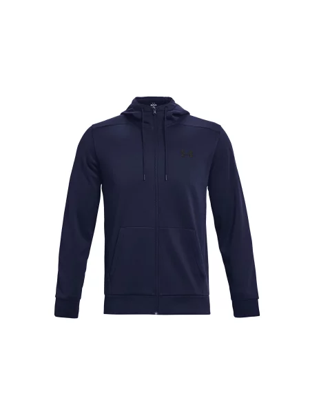 Bluza Under Armour Armour Fleece Fz Hoodie Midnight Navy S niebieska