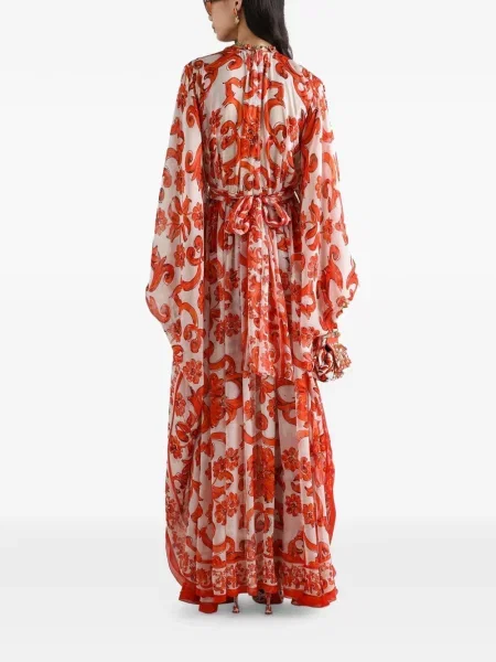 Lung rochie Dolce & Gabbana cu imagine alb