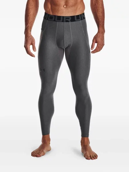 Leggings Under Armour din jerseu gri