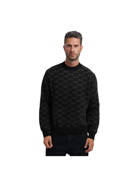 Sweter Armani Exchange czarny