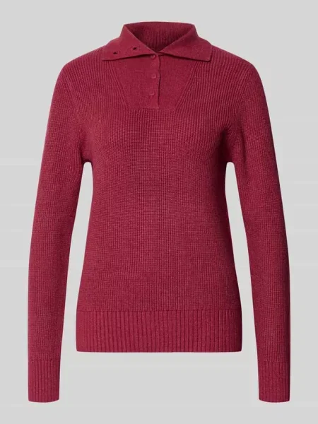 Bluzka z długim rękawem o kroju slim fit z mieszanki Christian Berg Woman