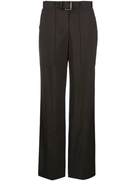 Spodnie Rejina Pyo wełniane brązowe