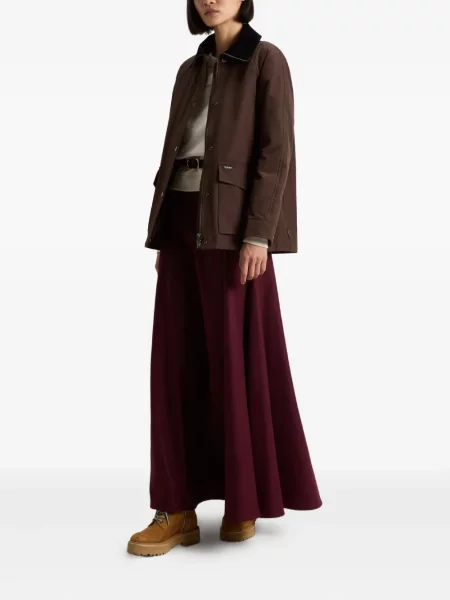 Geacă Woolrich de catifea maro