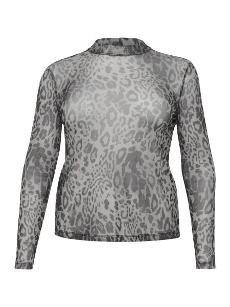 KAFFE CURVE Tričko Johanna' sivá