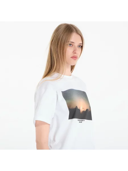 Тениска Carhartt WIP S/S Warm Views T-Shirt UNISEX White XS бяло