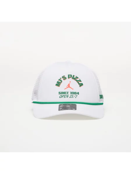 Kšiltovka Jordan Rise Structured Trucker Cap White/ Court Green/ Infrared 23 S/M bílá