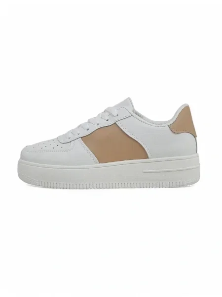 Sneakerși Resti alb