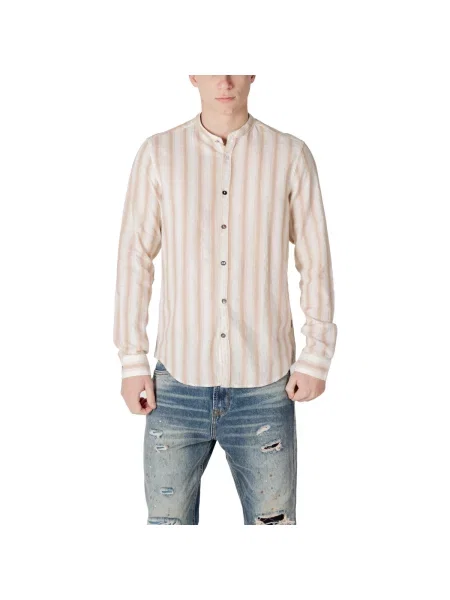 Košile Gianni Lupo béžová