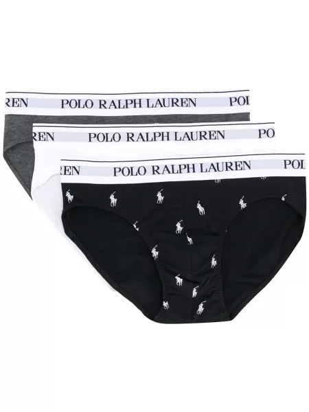 Chiloți multipac Polo Ralph Lauren cu autograf alb