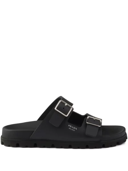 Sandale Prada cu cataramă negru