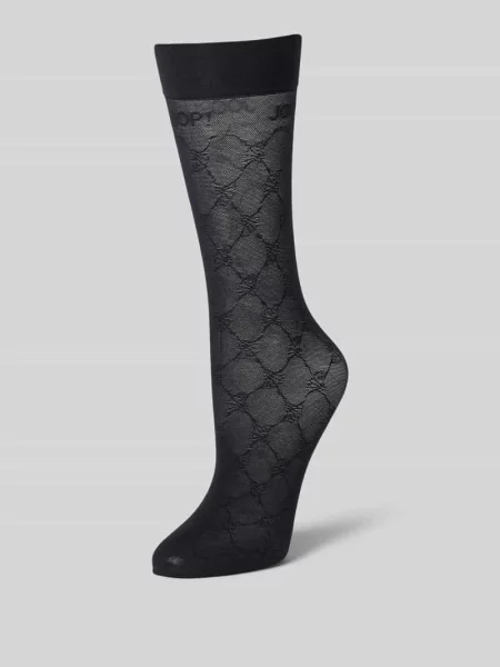 Skarpety z wyhaftowanym logo model ‘Iconic’ Joop! Collection czarne
