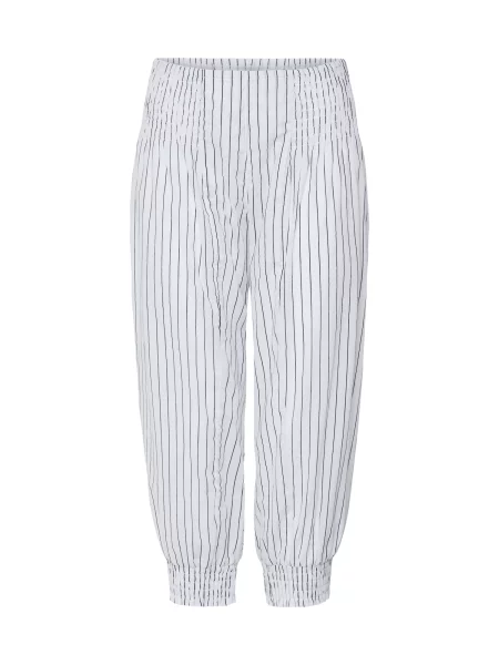 PULZ Jeans Kalhoty Jill námořnická modř bílá