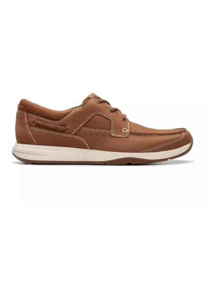 Półbuty Clarks skórzane brązowe