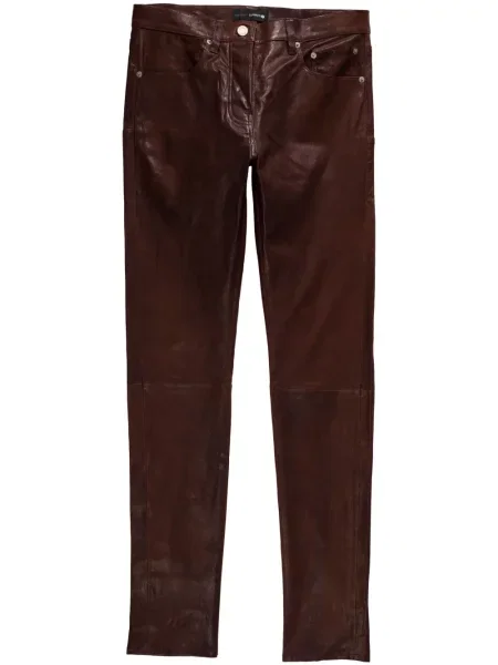 Kalhoty Purple Brand s nízkým pasem fialové