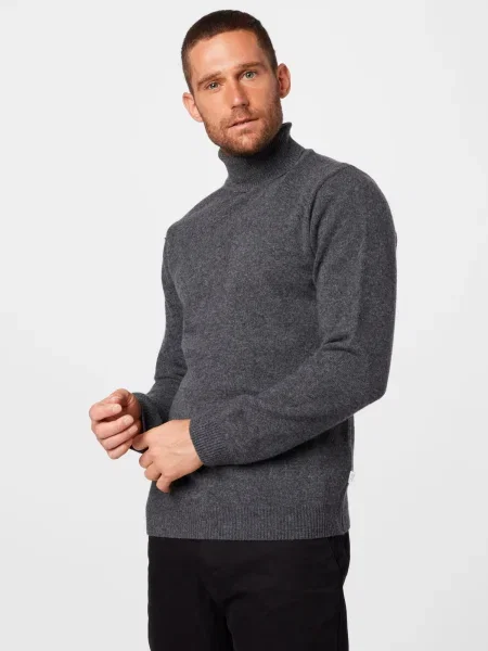 Casual Friday Pulover Karl închis gri