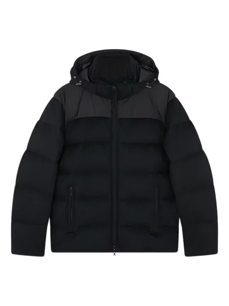 Geacă cu puf Paul & Shark cu glugă negru