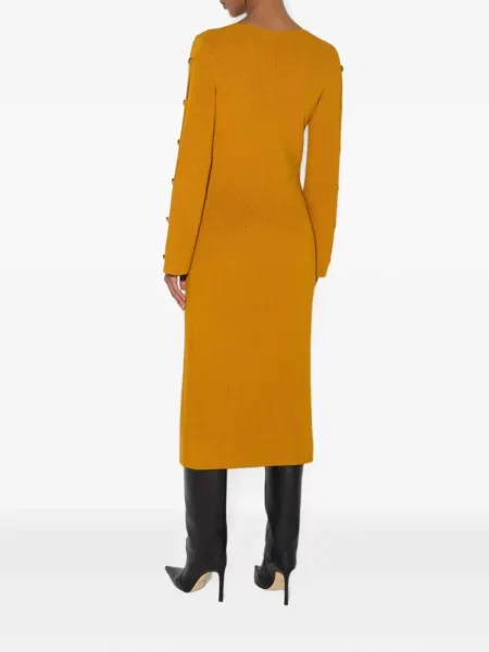 Rochie Elisabetta Franchi tricotate galben