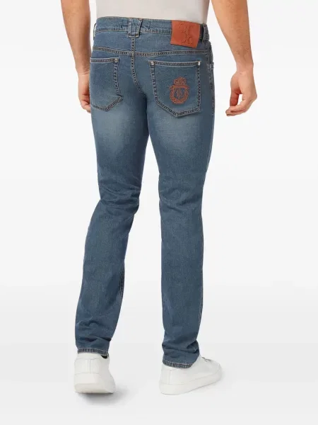 Džíny Billionaire s 5 kapsami modré