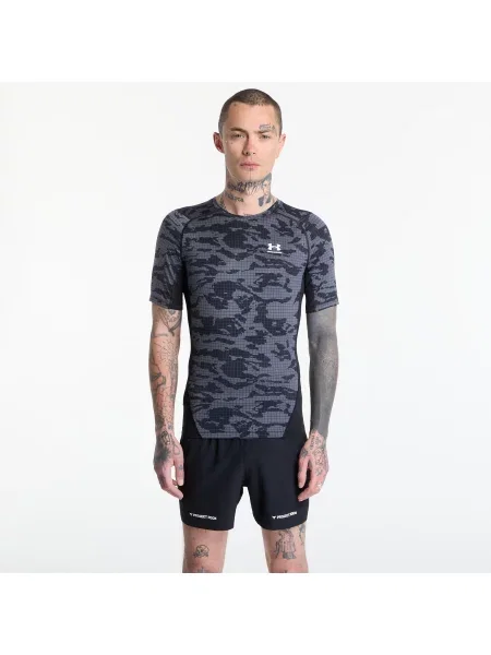 Tricou Under Armour HG Printed SS Black L negru