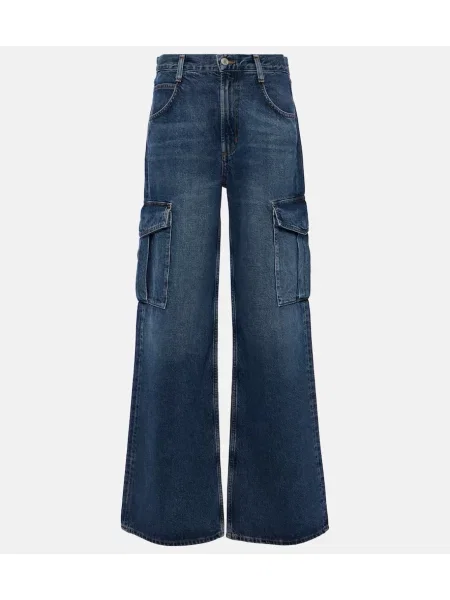 Pantaloni cargo Agolde albastru