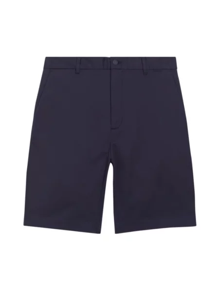 Calvin Klein Szorty materiałowe Sateen Granatowy niebieskie