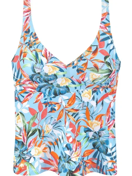 VENICE BEACH Majica za kopanje brez rokavov / svetlo / oranžna / losos modra