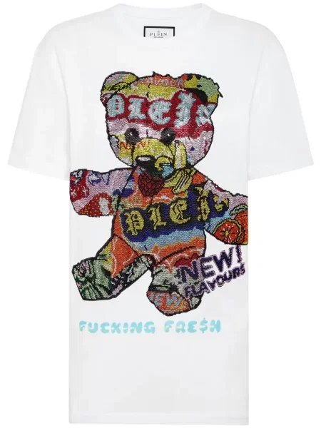 Tricou Philipp Plein alb